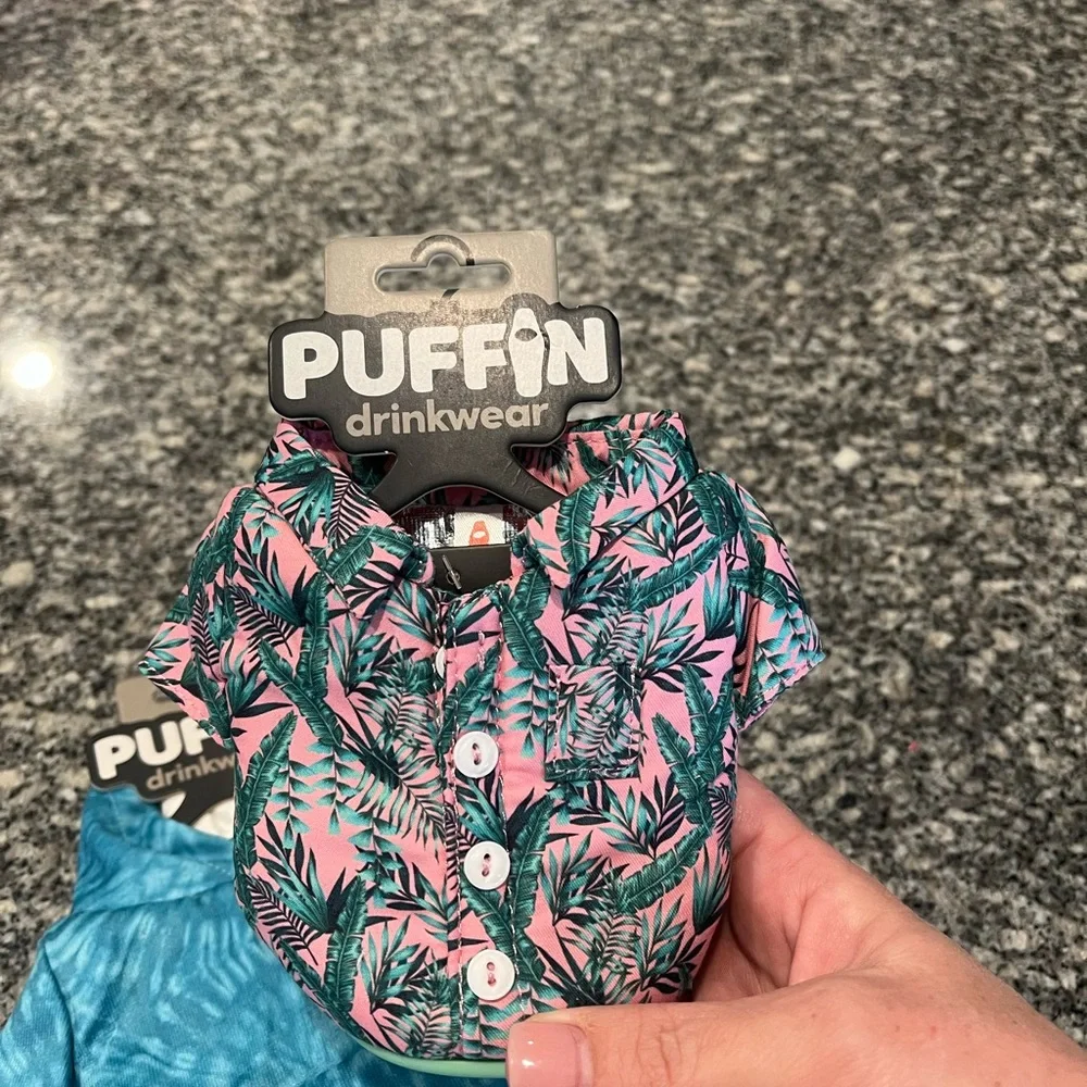 Puffin Drinkwear Tropical and Tie-Dye Can Coolers